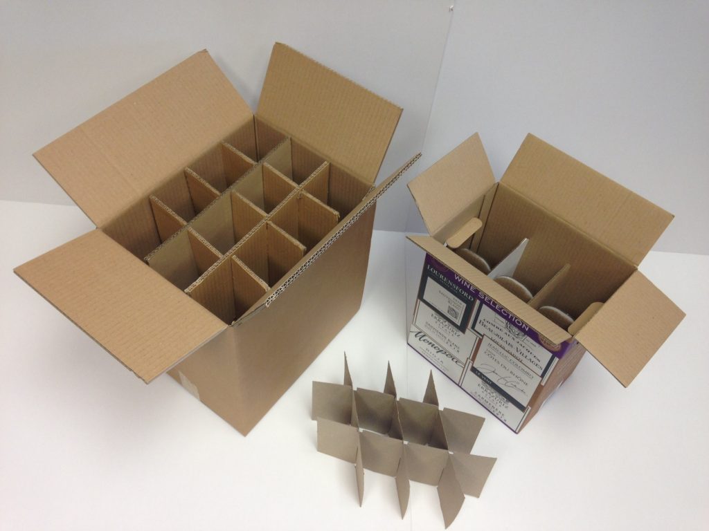 Divisions - Corrugated and Solidboard Dividers - Caps Cases.