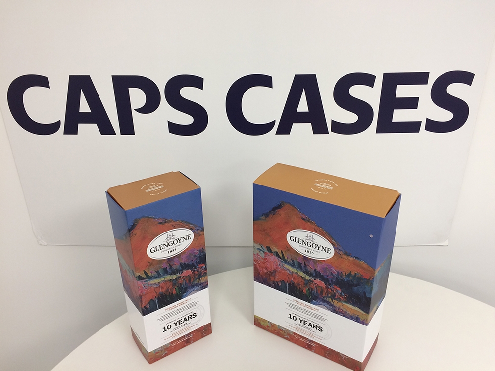 Glengoyne presentation packaging printed by Caps Cases.